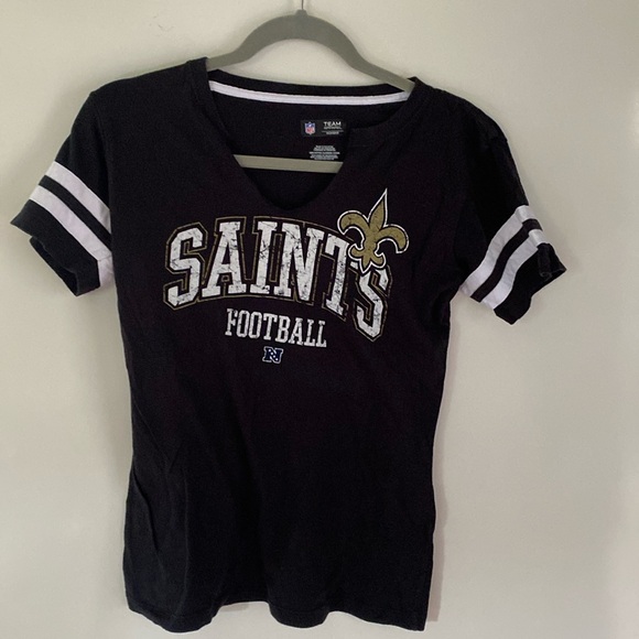 NFL NEW ORLEANS SAINTS DRESS, TOP , THIGHS, TURTLENECK AND HAT. GIRL SIZE 3T . - Picture 14 of 16